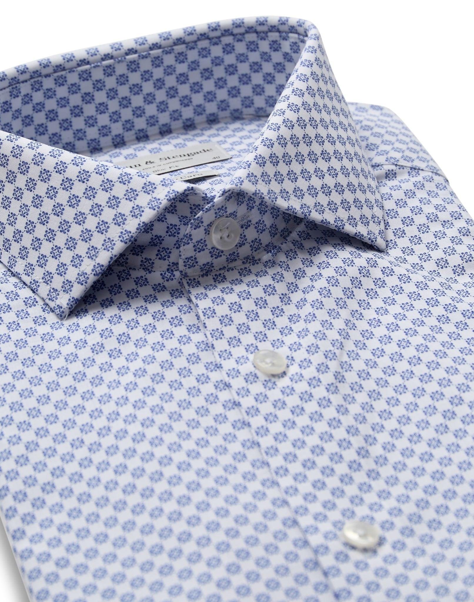 BS Unitas Slim Fit Skjorte - Light Blue