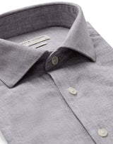 BS Perth Casual Slim Fit Shirt - Light Grey