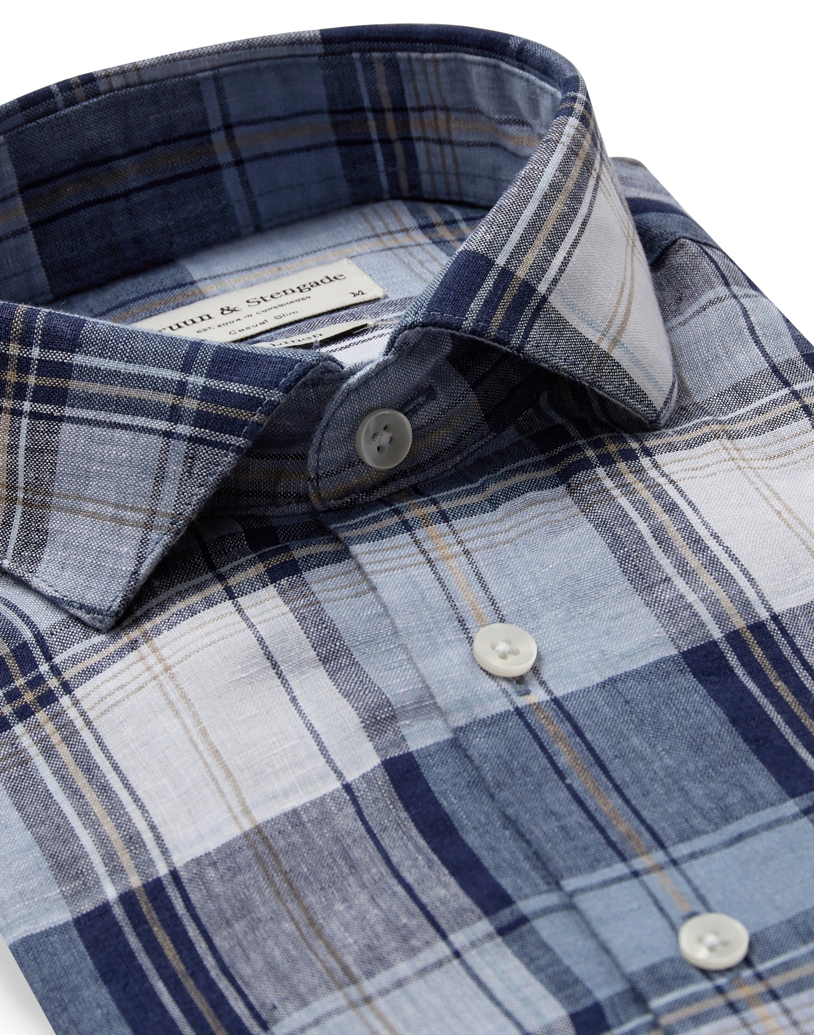 BS Mackay Casual Slim Fit Skjorte - Blue