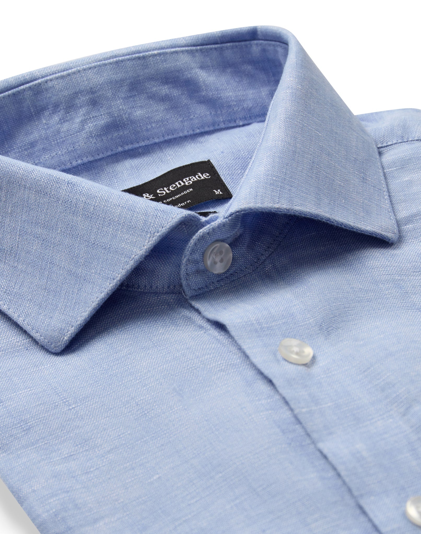 BS Brisbane Casual Modern Fit Skjorte - Light Blue