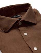 BS Brisbane Casual Modern Fit Shirt - Toffee