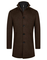 BS Ontario Slim Fit Coat - Brown