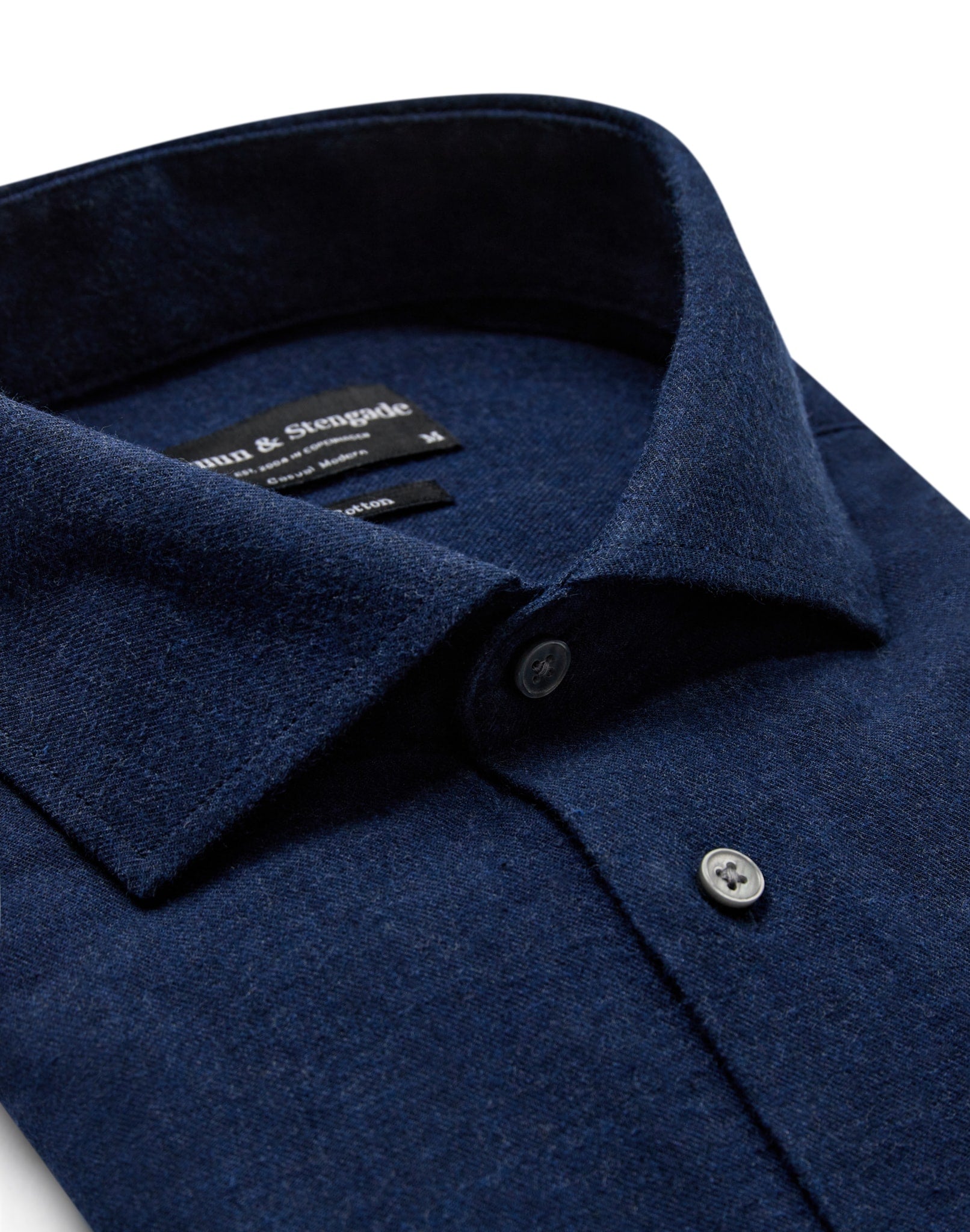 BS Brush Casual Modern Fit Skjorte - Blue