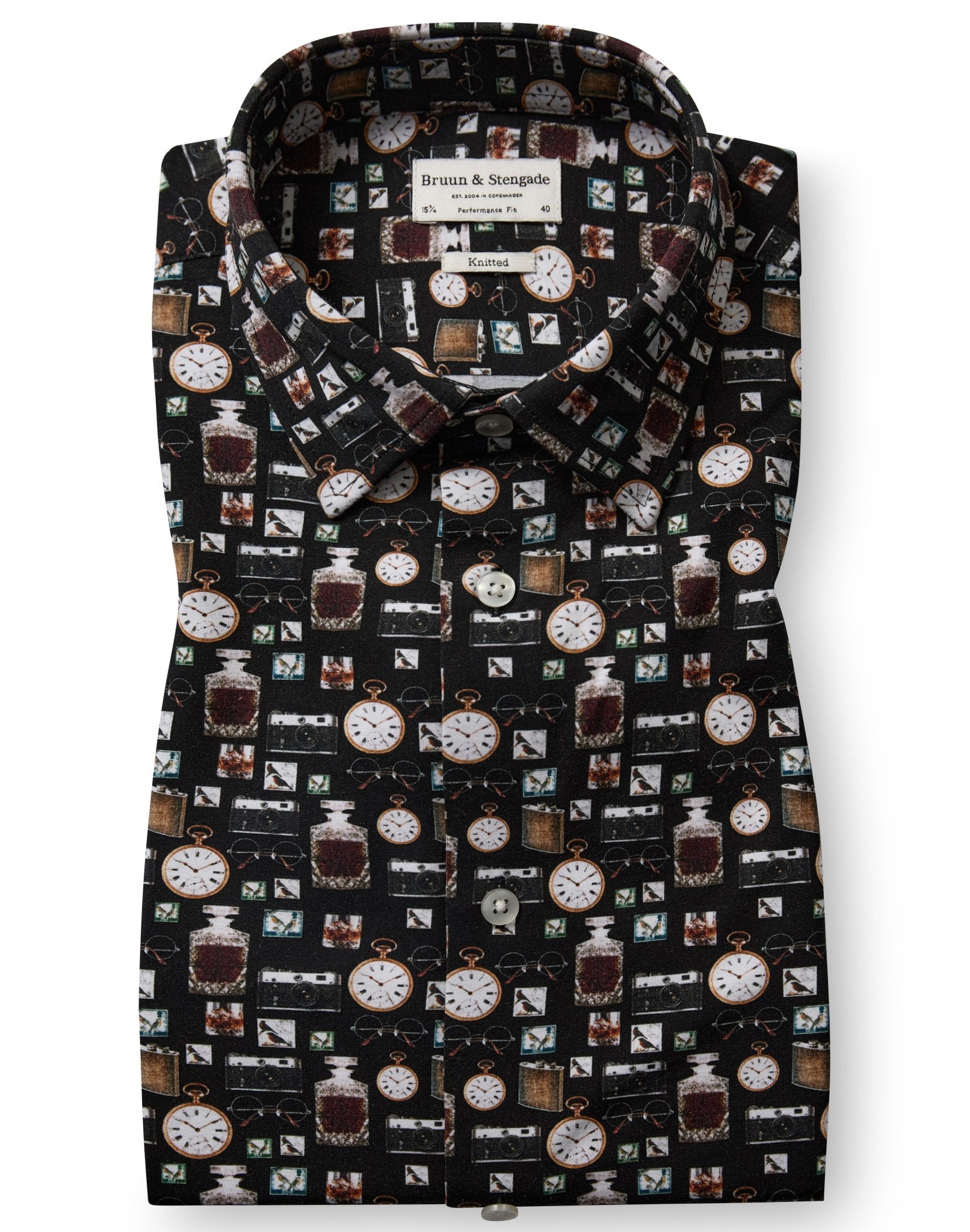 BS Brishon Performance Fit Shirt - Navy