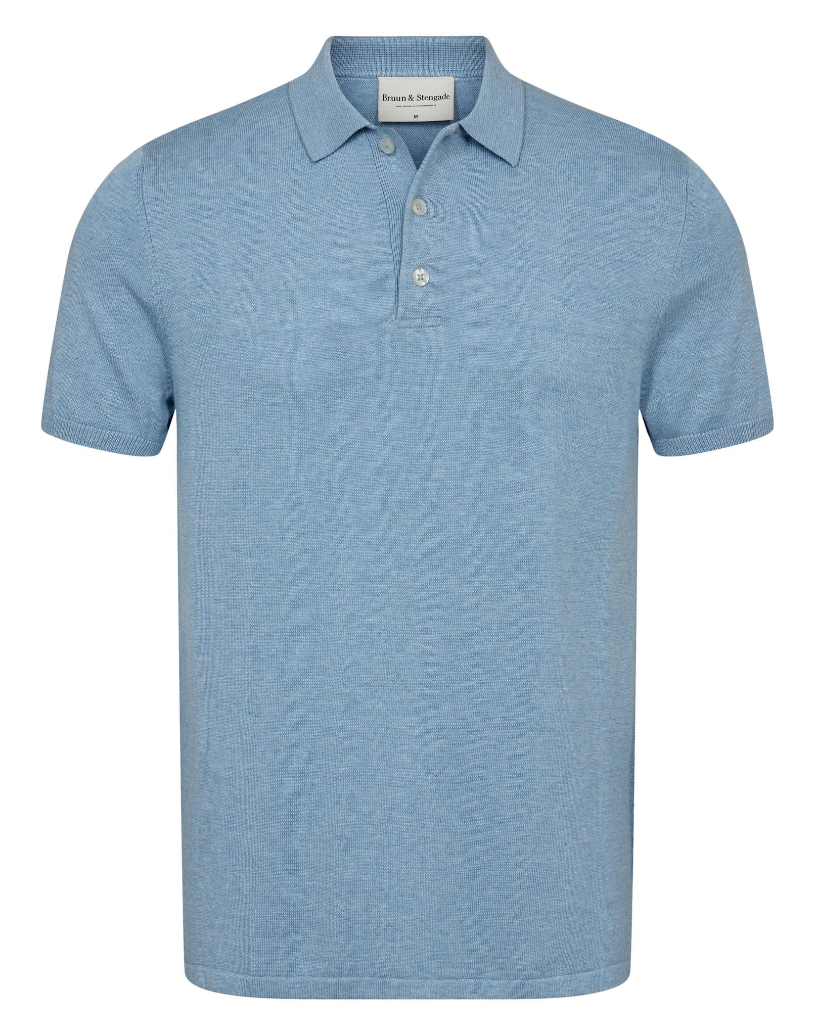BS Aaran Regular Fit Polo - Light Blue