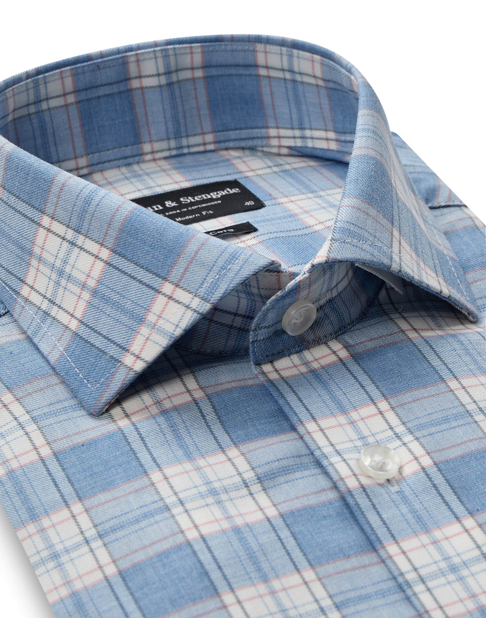 BS Purcell Modern Fit Shirt - Blue