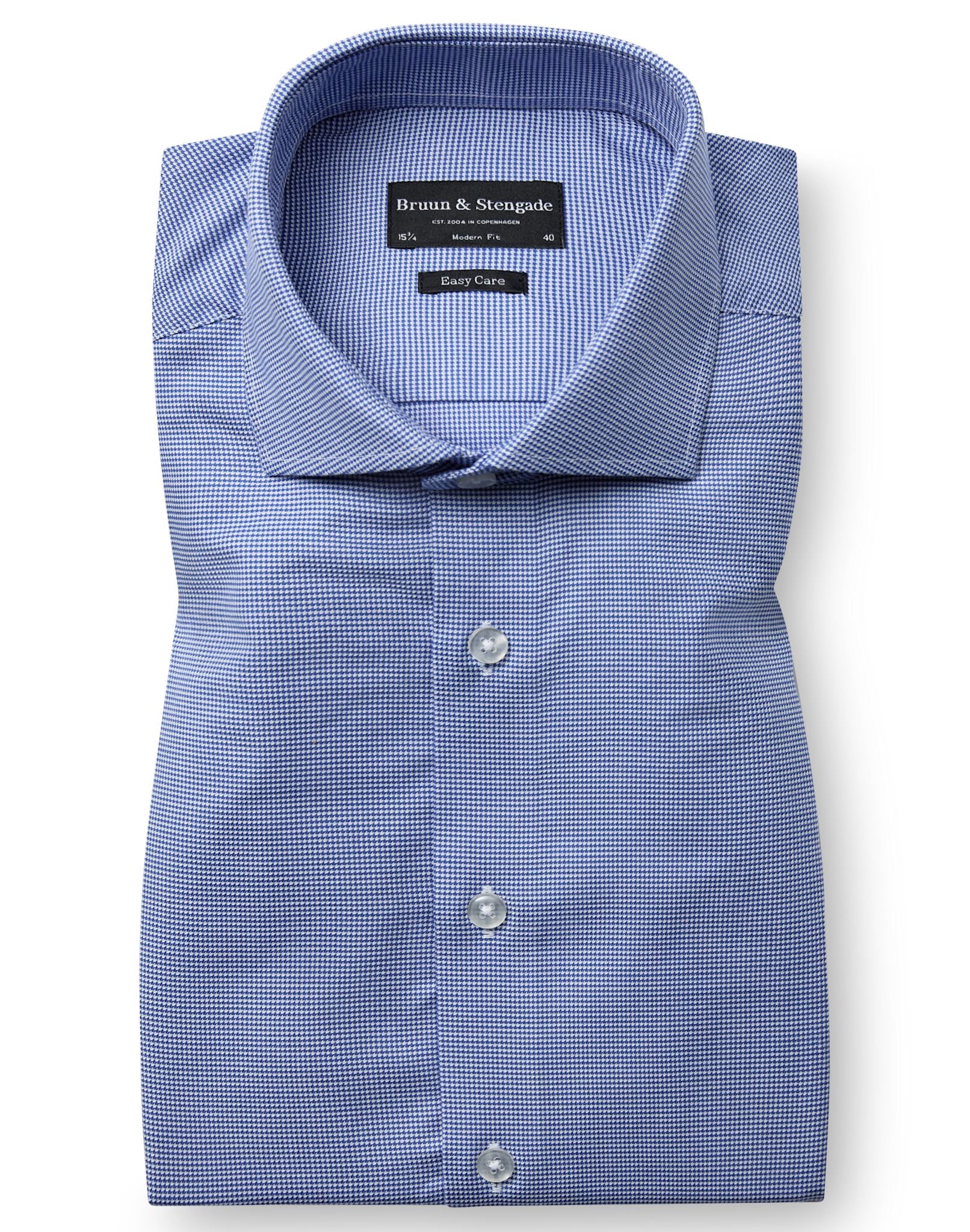 BS Struff Modern Fit Shirt - Dark Blue