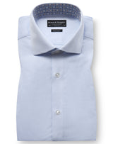 BS Ruud Modern Fit Shirt - Light Blue/White