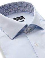 BS Ruud Modern Fit Shirt - Light Blue/White