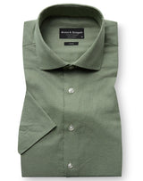 BS Hauger Casual Modern Fit Shirt - Green