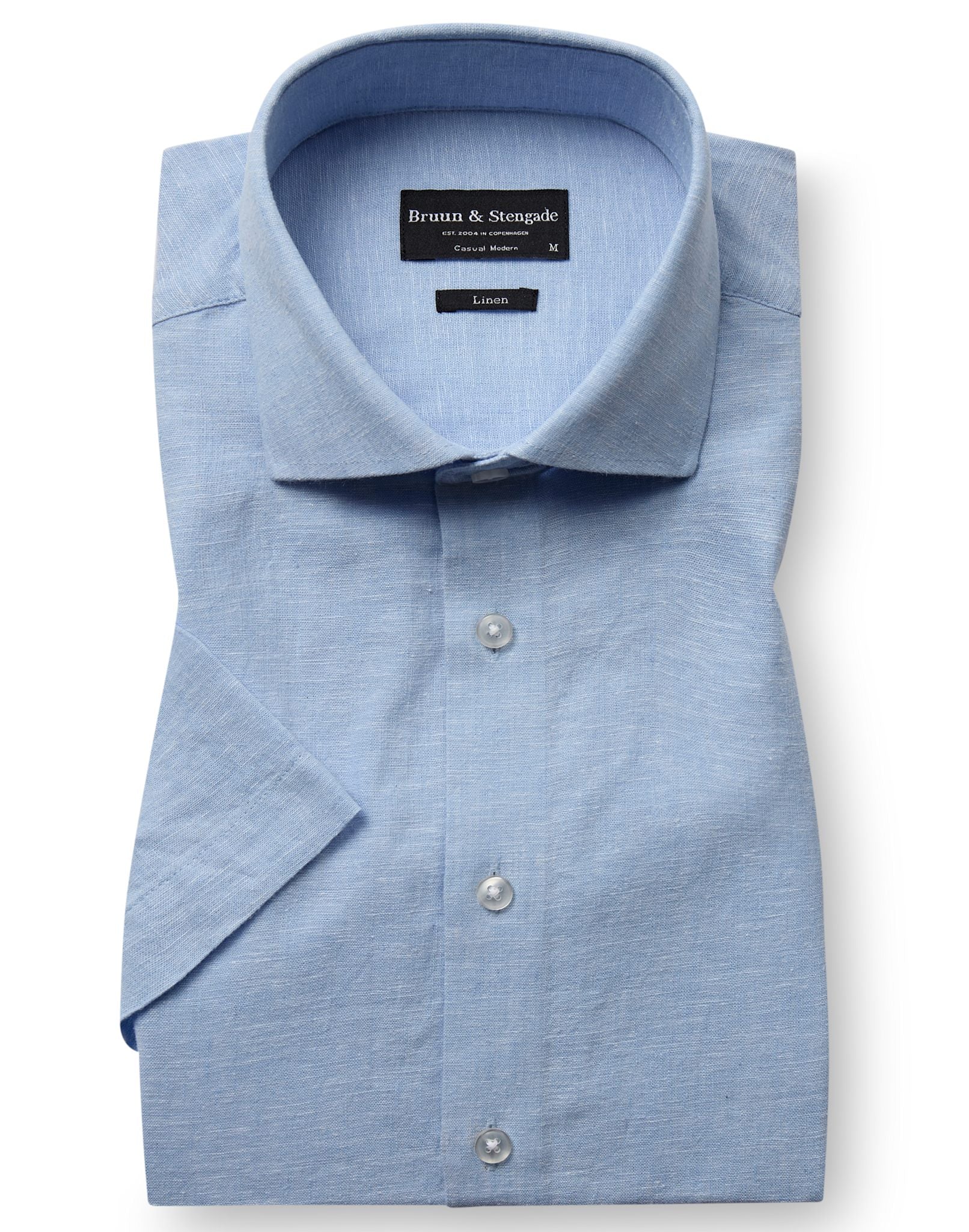 BS Hauger Casual Modern Fit Shirt - Light Blue