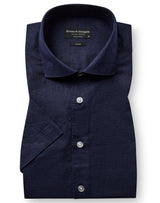 BS Hauger Casual Modern Fit Shirt - Navy
