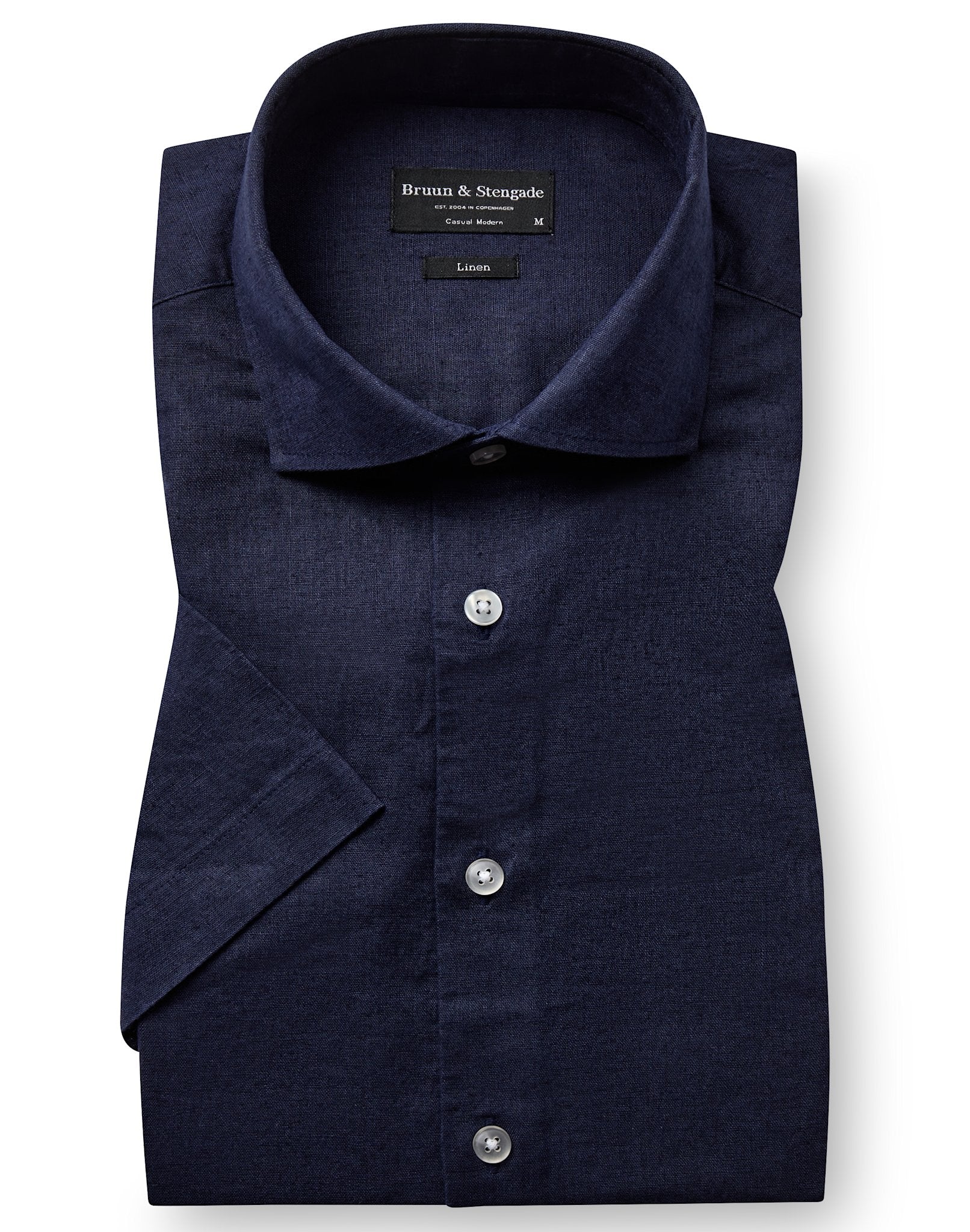 BS Hauger Casual Modern Fit Shirt - Navy