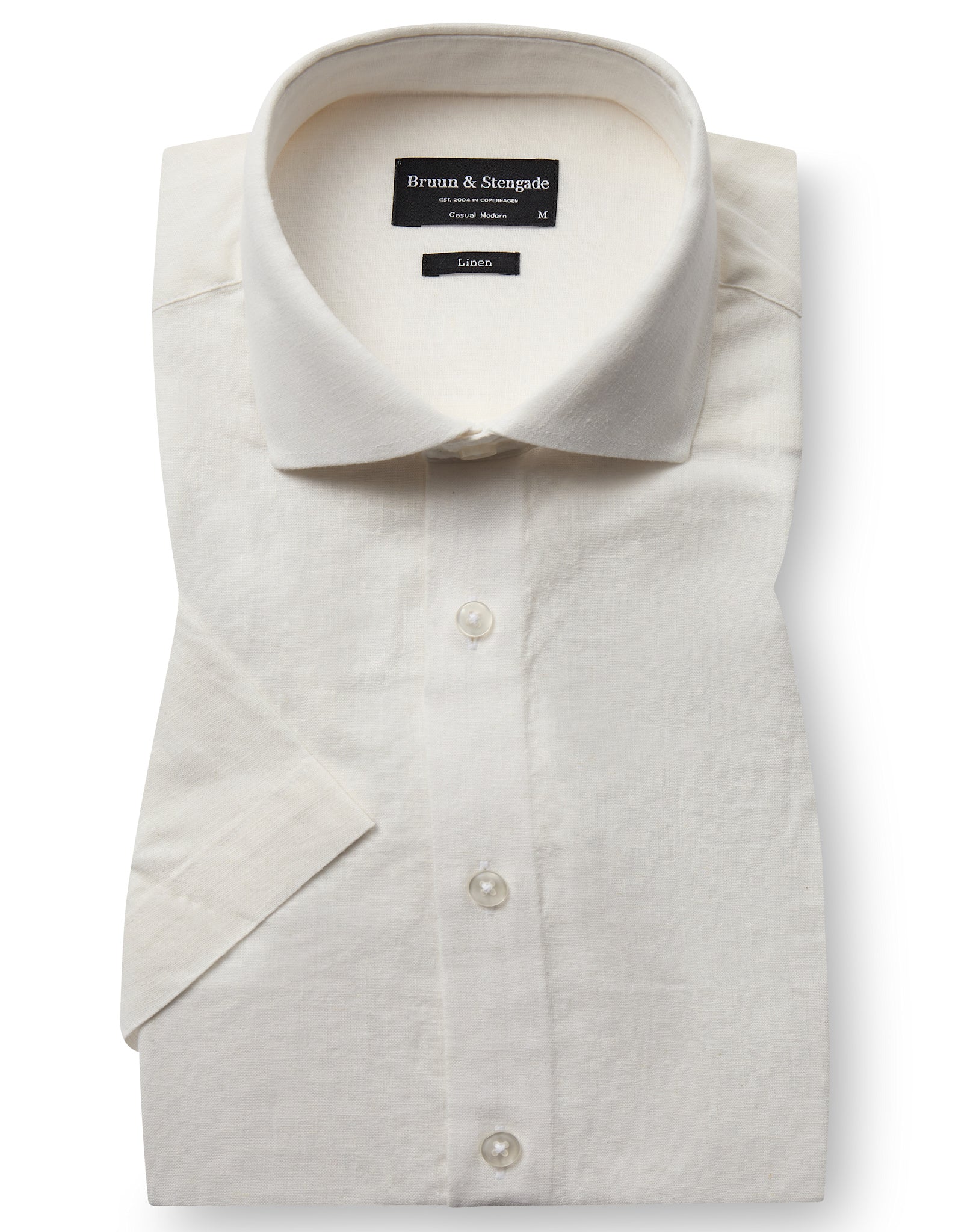 BS Hauger Casual Modern Fit Shirt - White