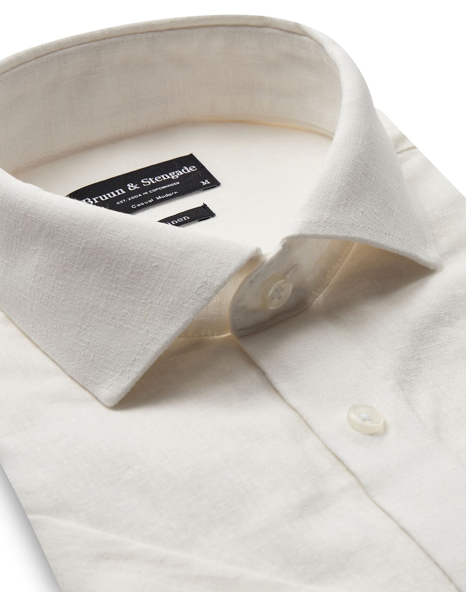 BS Hauger Casual Modern Fit Shirt - White