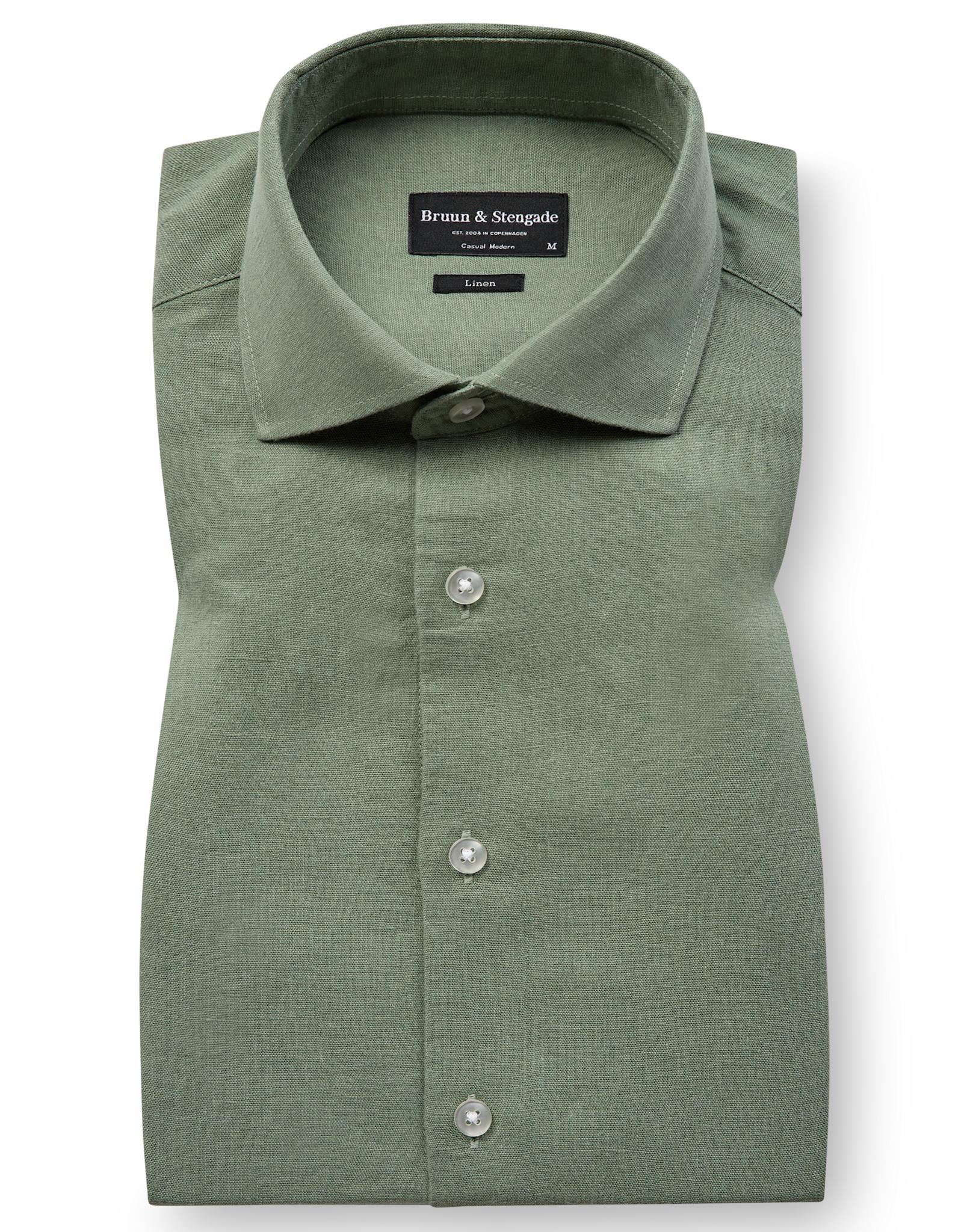 BS Antonelli Casual Modern Fit Shirt - Green