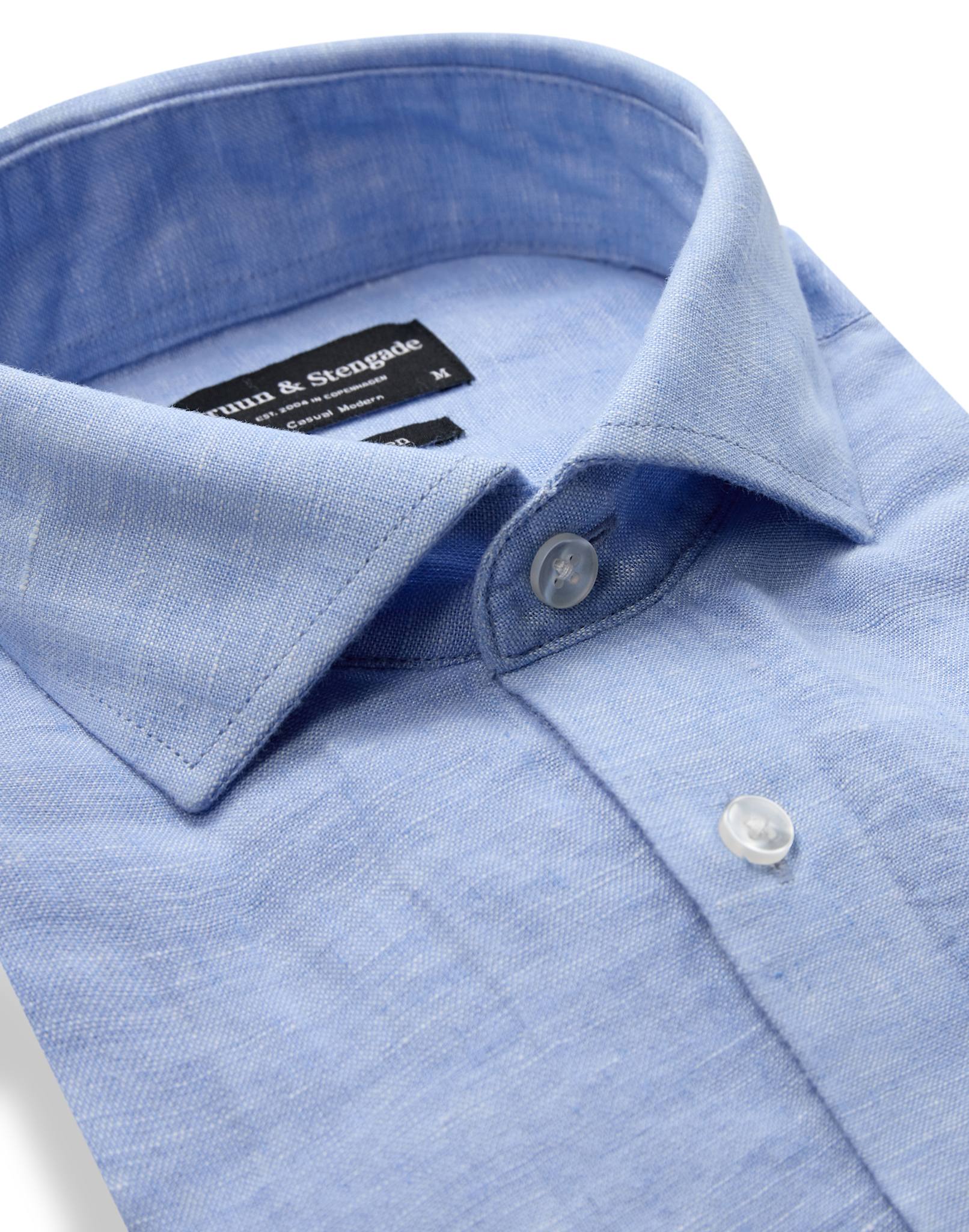BS Antonelli Casual Modern Fit Shirt - Light Blue