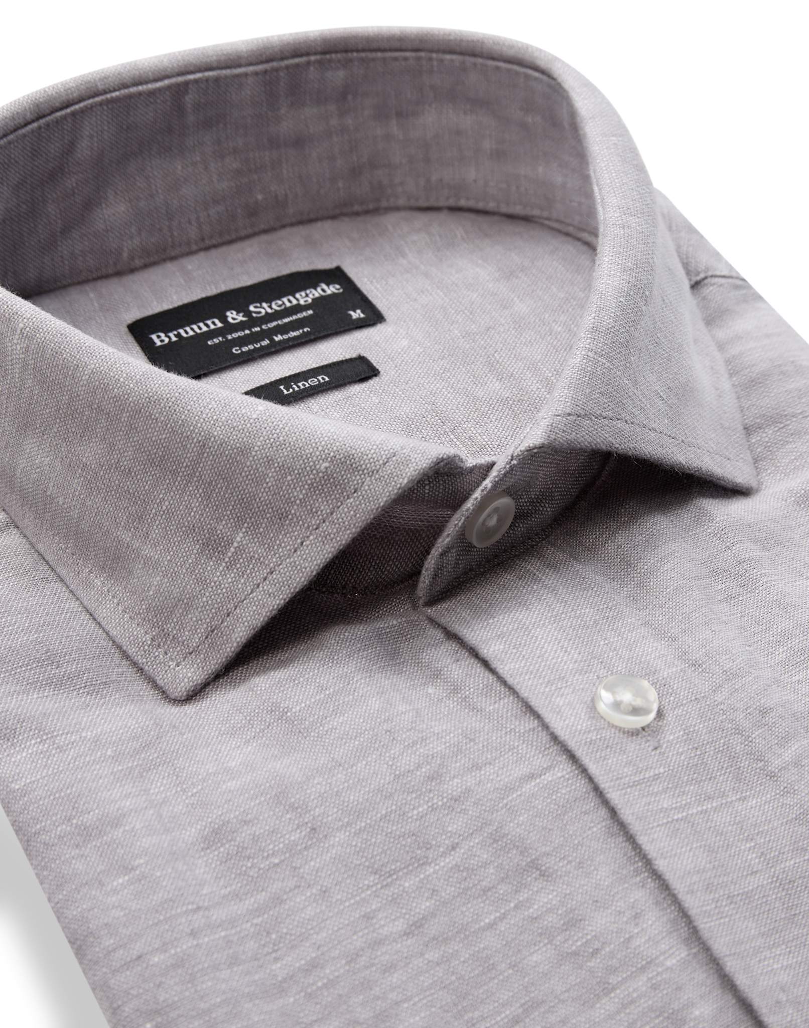 BS Antonelli Casual Modern Fit Shirt - Light Grey