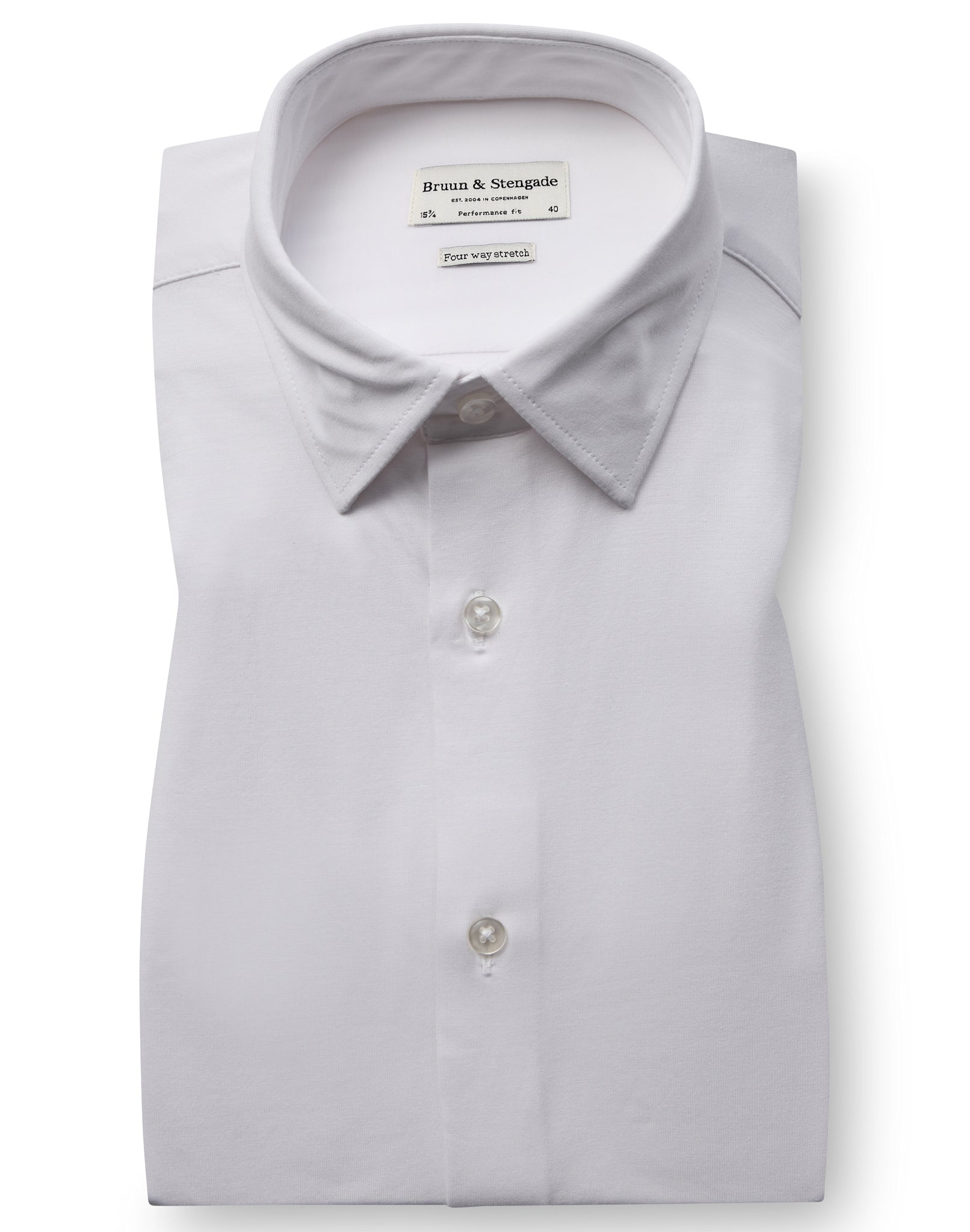 BS Nava Performance Fit Shirt - White