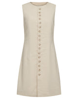 BS Gia Slim Fit Dress - Beige
