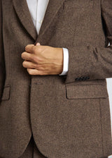 BS Chiavari Classic Fit Blazer - Brown