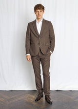 BS Rapallo Classic Fit Suit Pants - Brown