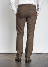 BS Rapallo Classic Fit Suit Pants - Brown