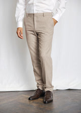 BS Rapallo Classic Fit Suit Pants - Light Brown