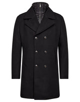 BS Nelson Slim Fit Coat - Black