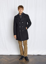 BS Nelson Slim Fit Coat - Black