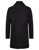 BS Nelson Slim Fit Coat - Black