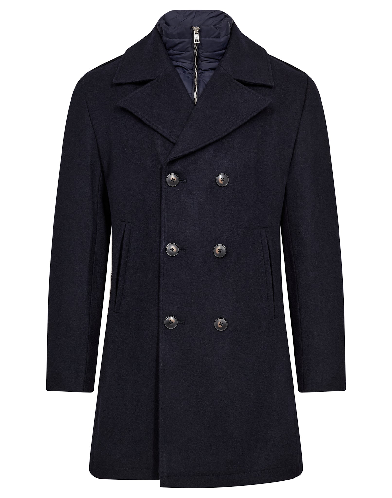 BS Nelson Slim Fit Coat - Navy