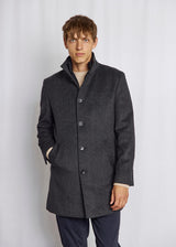 BS Ontario Slim Fit Coat - Dark Grey