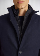 BS Ontario Slim Fit Coat - Navy