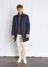 BS Bedford Slim Fit Coat - Navy