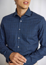 BS Bogaerts Slim Fit Shirt - Navy