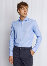 BS Freeman Slim Fit Shirt - Light Blue
