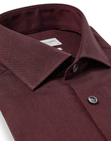 BS Machado Slim Fit Shirt - Bordeaux