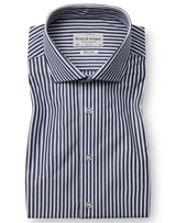 BS Rodriguez Slim Fit Shirt - Navy/White
