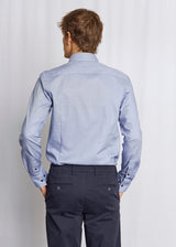BS Seager Slim Fit Shirt - Dark Blue