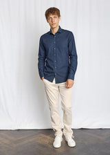 BS Randy Modern Fit Shirt - Navy