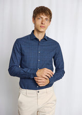 BS Xander Modern Fit Shirt - Navy