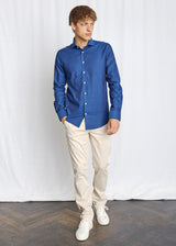 BS Yandy Modern Fit Shirt - Dark Blue