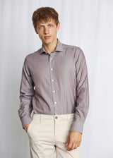 BS Spencer Modern Fit Shirt - Brown