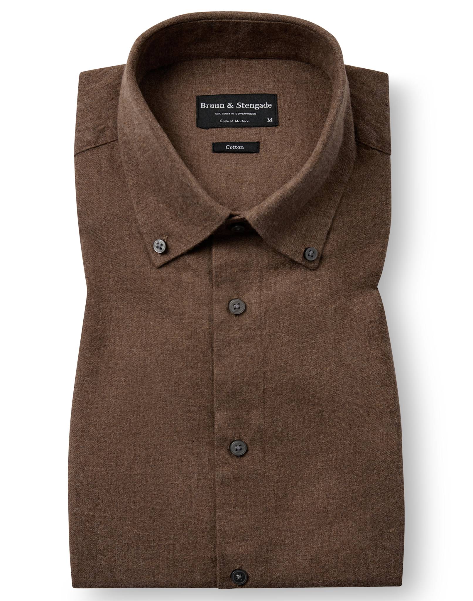 BS Faruk Casual Modern Fit Shirt - Brown