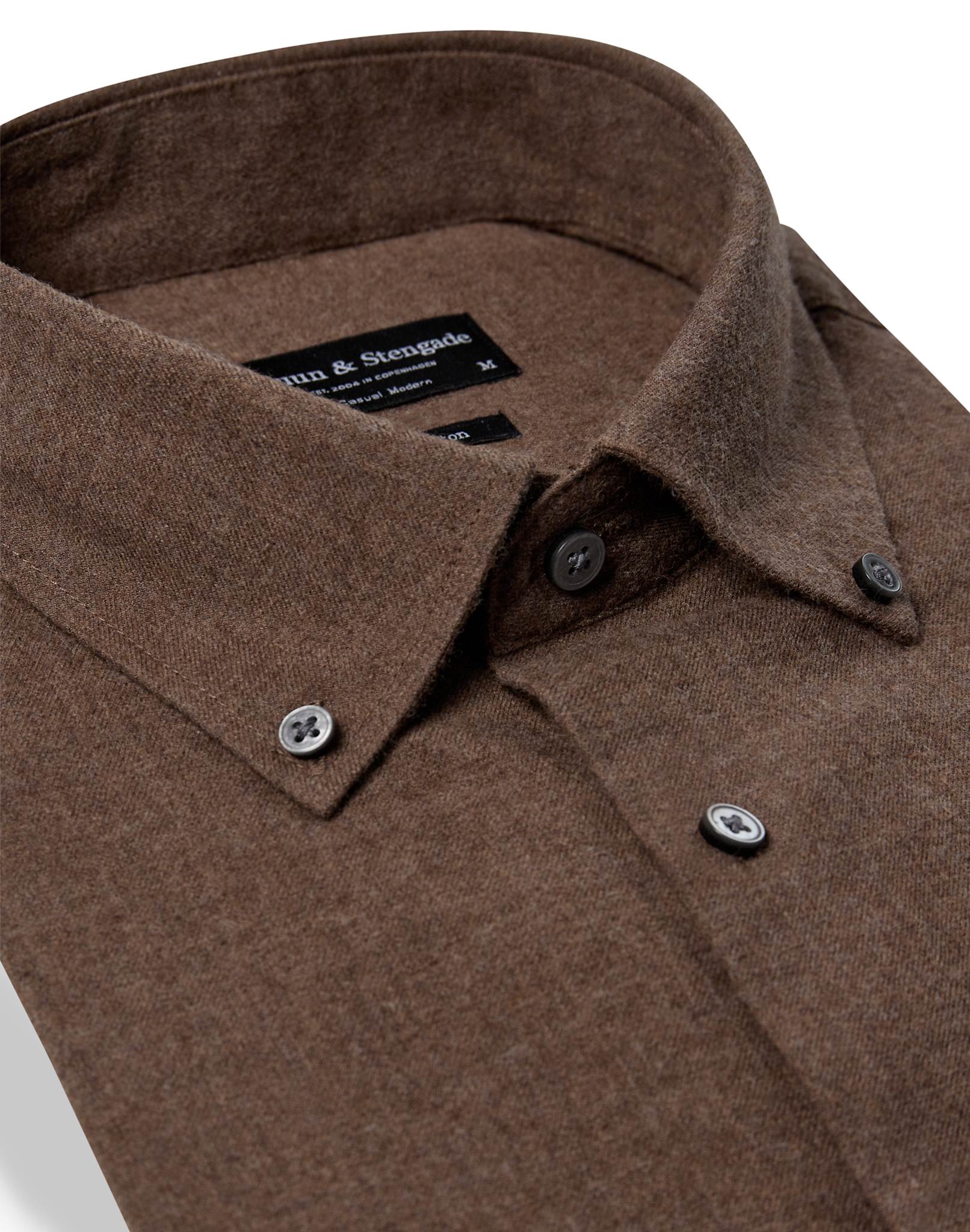 BS Faruk Casual Modern Fit Shirt - Brown