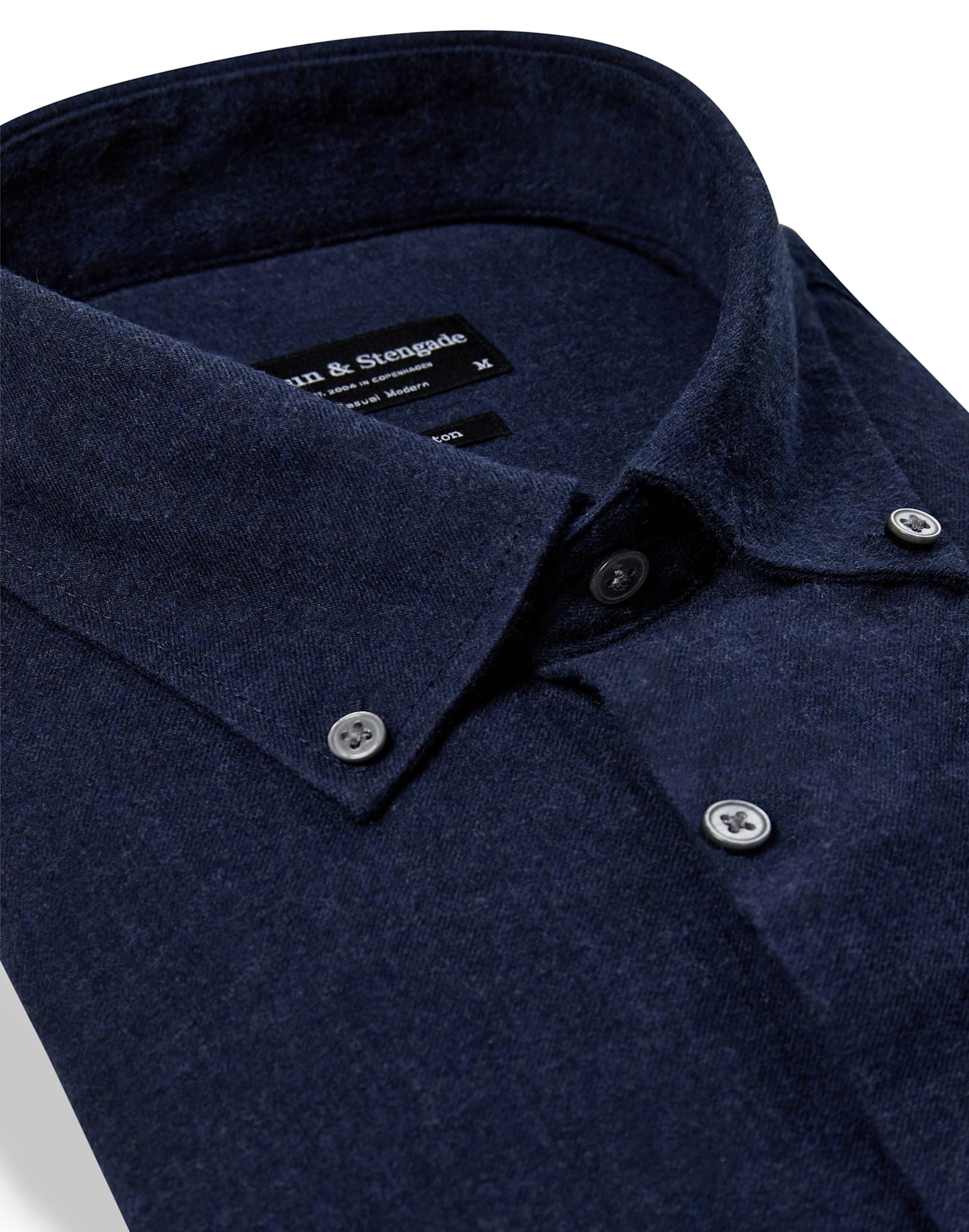 BS Faruk Casual Modern Fit Shirt - Dark Blue