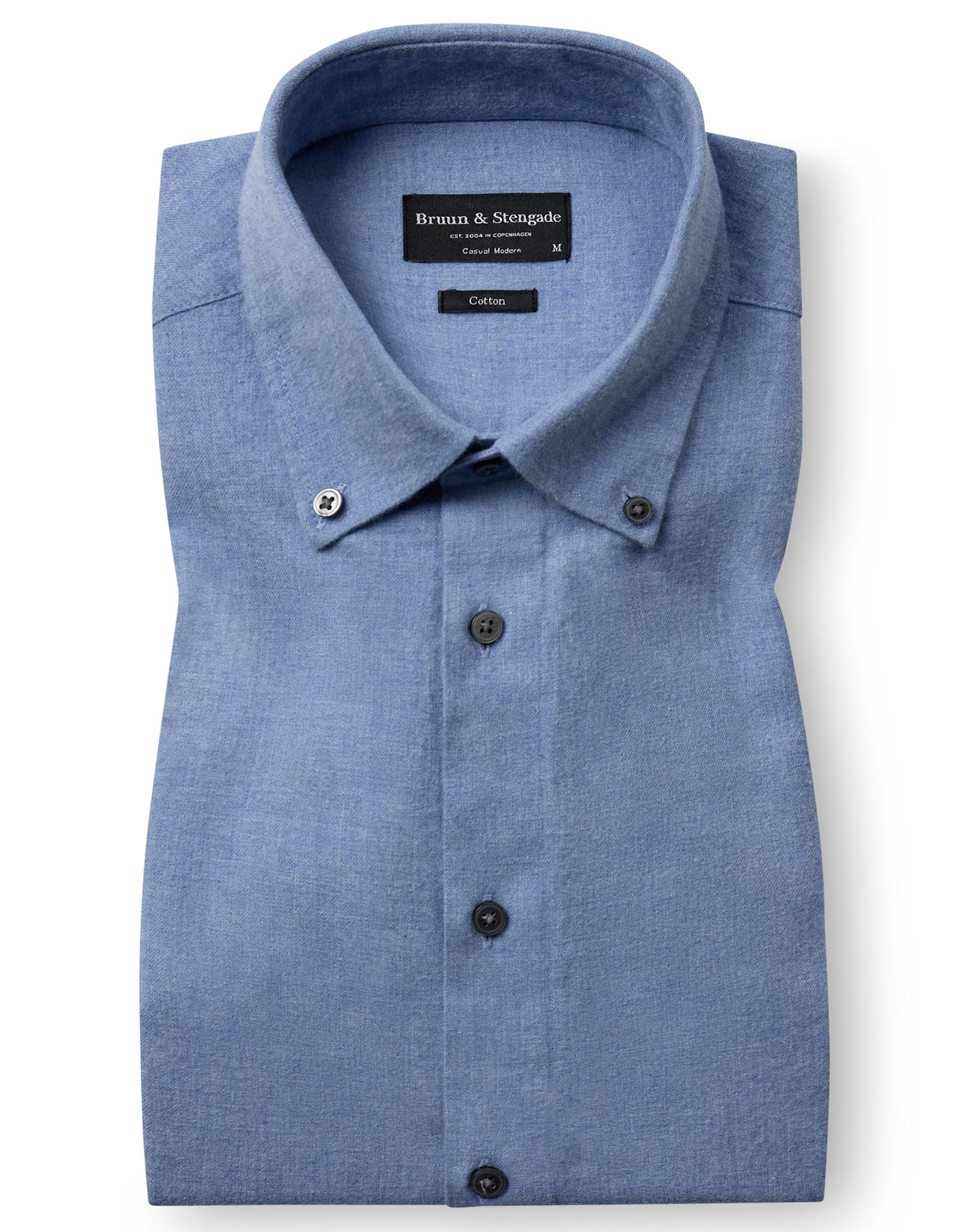 BS Faruk Casual Modern Fit Shirt - Light Blue