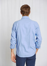 BS Faruk Casual Modern Fit Shirt - Light Blue