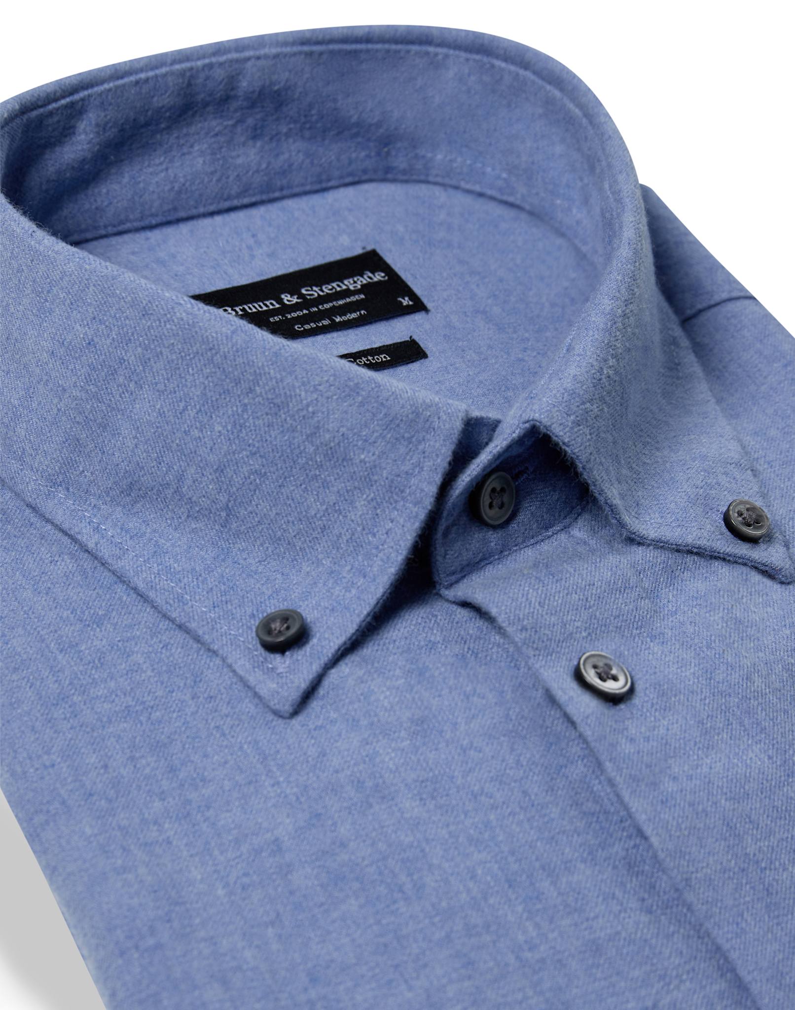 BS Faruk Casual Modern Fit Shirt - Light Blue